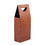 Blank PU Leatherette Double-Bottle Wine Bag, 17" H x 7 1/2" W x 3 1/2" D, Price/each