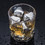 Muka Custom Heart Shape Whiskey Ice Cubes, 1" x 1.2" x 1.2", Laser Engraved, Price/piece