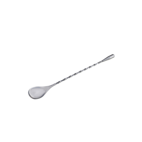 Aspire Stainless Steel Mixing Spoon, Spiral Pattern Bar Cocktail Shaker Spoon, 8 1/4" L