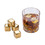 Muka Gold Whiskey Stones, Stainless Steel Ice Cube, Price/piece