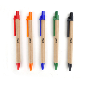 Aspire Custom Recycled Paper Pen with Plastic Grip