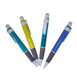 Custom Plastic Click Pen with White Grip