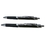 Aspire Custom Triangular Retractable Ballpoint Pen with Rubber Grip, Silkscreen, Price/piece
