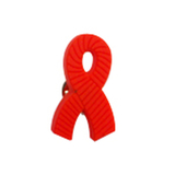 Aids Grosgrain Awareness Ribbon Stock Lapel Pins, 1