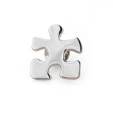 Crucial Puzzle Piece Stock Lapel Pins, 25PCS/Pack, 1" L x 7/8" W