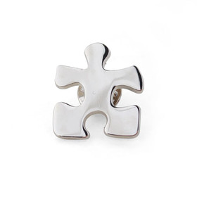 TOPTIE Crucial Puzzle Piece Lapel Pins, 25PCS/Pack, 1" L x 7/8" W