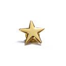 Gold Star Lapel Pin, 25PCS/Pack, Size 3/4