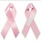 Breast Cancer Folded non-imprinted Ribbon with Tape, Price/Piece