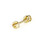 Toptie Stock Skeleton Key Lapel Pin, Golden, 25pcs/pack, 1" L, Promotional Products, Price/Pack - gold, one size, Price/Pack