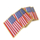 American Flag Iron On Embroidered Emblems Patch, 2.25" X 3.5"