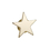 (Price/25 PCS)TOPTIE Silver Star Lapel Pin, 3/4" H x 3/4"W