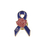 Toptie Cystic Fibrosis Awareness Lapel Pin, 25pcs/pack, 1" L X 5/8" W, Promotional Products - purple