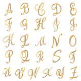 Opromo Fashion Unisex Rhinestone English Letters Alphabet A-Z Brooch Pin Ornament