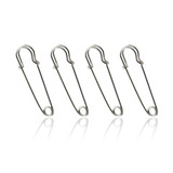 Opromo 1000PCS 3 Inch Steel Safety Pins for Blankets Skirts Kilts DIY Brooches, Large Heavy Duty Safety Pin