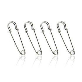 Opromo 1000PCS 3 Inch Steel Safety Pins for Blankets Skirts Kilts DIY Brooches, Large Heavy Duty Safety Pin