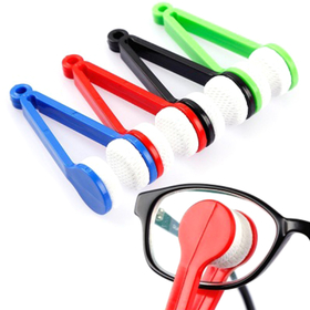 Aspire Blank Mini Sun Glasses Eyeglass Cleaner Soft Brush Cleaning Tool, Cleaning Clip