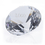 Customized 4" Diameter Crystal Diamond Shaped Paperweight, Price/Piece