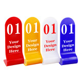 Aspire Custom Acrylic Table Numbers, Numbers Sign, Table Number Card for Hotel Wedding Reception, 6.3