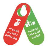 Muka Blank Double Sided Please Do Not Disturb Please Make Up Room Door Hanger Sign for Hotel, 3.15