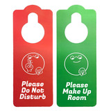 Custom Premium Quality Double Sided Do Not Disturb Meeting in Session Door Hanger Sign, 3.55