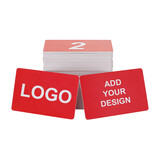 Muka 10 Pcs Custom Plastic Cards, Colored PVC Number Cards for Restaurant