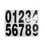 Blank Numbers Stickers Self Adhesive Numbers 0-9 Letters a-h for Mailbox Signs Door, Price/piece