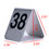 Aspire Customized Stainless Steel Tent Style Table Number, Color Imprinted Double Sided Number Sign, 2.36" W x 2.56" H, Price/piece