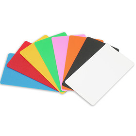 Muka Blank Double Side Plastic Color Card