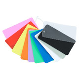 (Pack of 200 PCS) Blank Colored Plastic Tags Hang Sign with Snap Lock