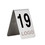 Aspire Personalized Tent Style Table Number, 3.15"W x 4.33"H, Laser Engraved, Price/piece