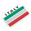 Aspire Italy Flag Metal Emblem, Italian Decal Sticker, Price/piece