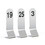 Aspire Set of 10 Stainless Steel Table Numbers, Tall Tabletop Number 1 to 150, Price/Set