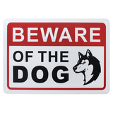 Aspire Aluminum Beware Of Dog Sign, Warning Dog Sign, 7