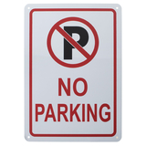 Aspire Aluminum No Parking Sign, Easy to Mount, 7