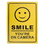 Aspire Aluminum Smile You're on Camera Video Surveillance Sign, 10" W x 14" L, Price/piece