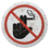 Aspire Round Metal Tin Sign, Warning Sign, No Smoking Sign, No Parking Sign, 12" Diameter, Price/piece