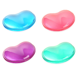 Heart Shaped Clear Cool Silicone Wrist Rest/Wrist Pad, 4 1/4