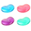 Heart Shaped Clear Cool Silicone Wrist Rest/Wrist Pad, 4 1/4"L x 3"W x 3/4"D, Price/each
