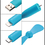 Custom Officeship Flexible Micro USB Phone Fan, Portable Personal Fan