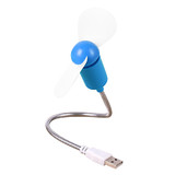 Mini Mobile Portable USB Powered Cooling Fan USB Mini Fan, Silent Flexible Mini Fan Compatible Any USB Port Like Power