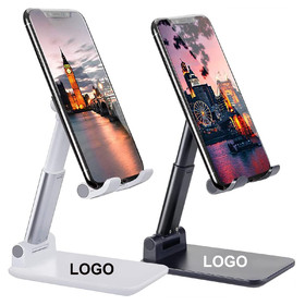 Muka Personalized Adjustable Folable Desktop Stand for Smartphone and Tablets, Custom Phone Stand, One Color Silk Screen