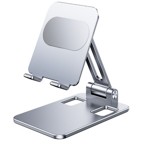 Muka Adjustable Folable Desktop Stand for Smartphone and Tablets, Universal Aluminium Phone Stand