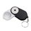Blank 15X Light up Folding Magnifier Keychain - 1 LED, 2.68" x 1.38" x 0.9", Price/Piece