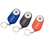 Custom 30X Light up Folding Magnifier Keychain - 1 LED, 2.68" x 1.38" x 0.9", Silk Screen, Price/Piece