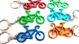 Custom Bicycle Shaped Bottle Opener with Key Chain, Laser Engraved, 2 1/2