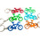 Blank Bicycle Shaped Bottle Opener with Key Chain, 2 1/2" Long x 1 1/4" Wide x 1/16" Thick, Price/Piece