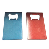 Custom Colorful Credit Card Shaped Bottle Opener, Stainless Steel, 3 3/8
