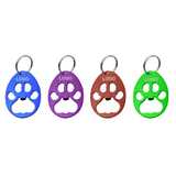Custom Paw Shaped Bottle Opener with Keychain, 3-1/4"H x 1-3/4" W, Laser Engraved
