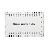 Blank Concrete Crack Width Ruler, 3 1/3