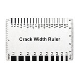 Muka Blank Plastic Crack Comparator, Concrete Crack Width Ruler